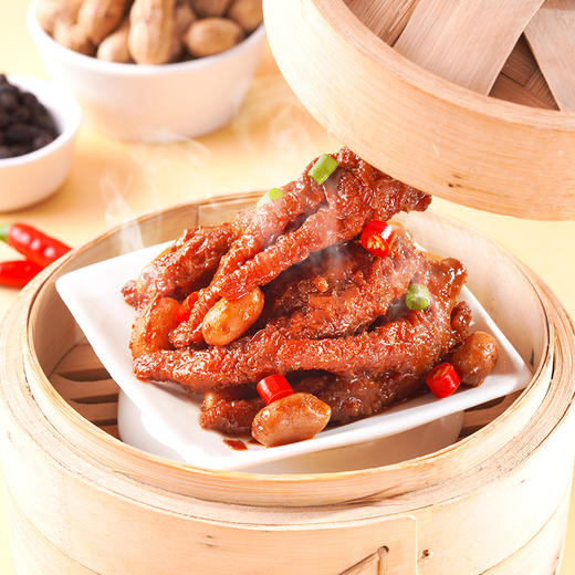 广州酒家 豉椒虎皮凤爪休闲零食肉食熟食即食宵夜解馋鸡爪早茶点心 商品图2