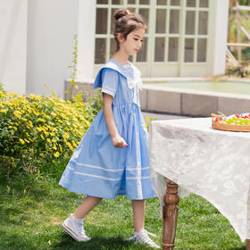 【炎炎夏日，女孩的洋气新装！】童装女童公主裙 夏装2025洋气新款 中大儿童裙子夏款 女孩夏季连衣裙-QQ