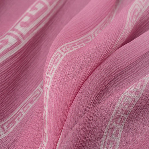 【林栖设计小店】（现货）渐变真丝连衣裙配腰带蓝印花纹宽松舒适2025春夏新品多色空调衫长裙T1952373 商品图9