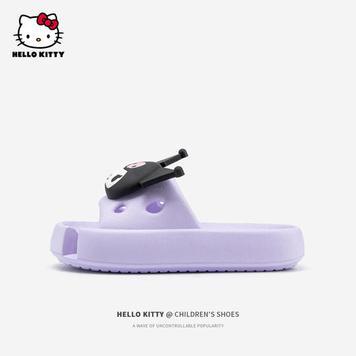 HelloKitty库洛米女童凉拖鞋夏季室内家居亲子拖鞋一字拖170-250 ST243347C 商品图3