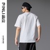 PINLI品立2025夏季新款男士熊猫烫钻圆领短袖T恤上衣BG252111007 商品缩略图2