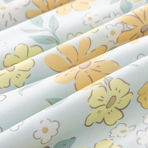 多喜爱 悦雅夏薄被/空调被（碧波花影）【浪漫花边】【全棉面料】【进口七孔纤维】斜纹织造 可机洗水洗 榈棉/印花 商品图3