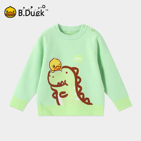 【专柜同款】B.Duck小黄鸭童装儿童毛衣男童春秋男宝宝毛衫针织衫90-130 BDF3512152