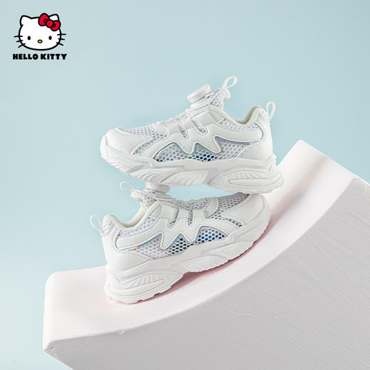 HelloKitty童鞋女童网鞋儿童夏季鞋子女孩透气单网鞋26-37 K4516863 商品图1