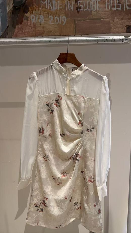 【门店同款】ENJOY春季国风盘扣褶皱连衣裙 157028239 商品图0