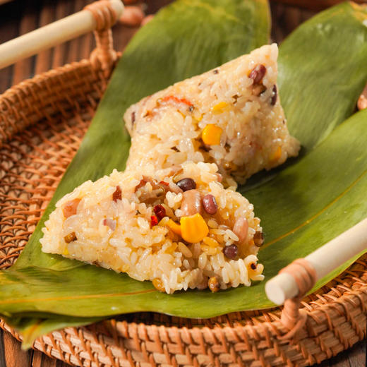 广州酒家粽子鲜肉咸蛋黄肉粽子栗子豆沙甜粽老字号早餐点心速食 商品图5