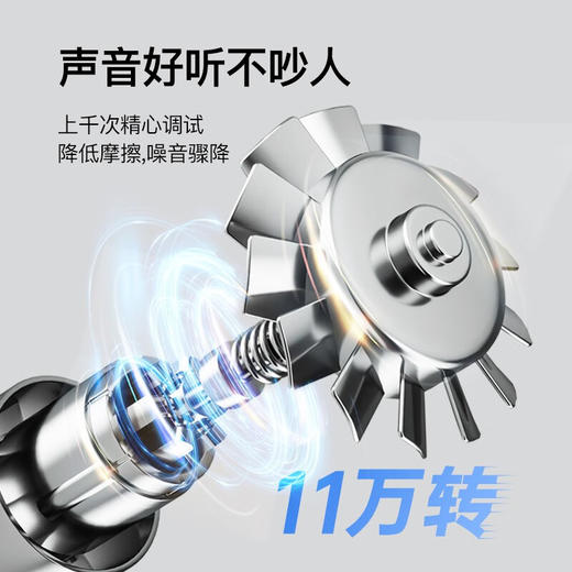 HDB便携高速吹风机新一代6亿负离子护发风筒高速吹风机H4 商品图2