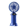 KIVEE手持小风扇迷你便捷随身折叠支架usb充电风扇挂脖长续航丨智能数显丨5档强风丨带底座挂绳丨 商品缩略图5