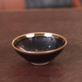 建盏徐长和手工平口盏