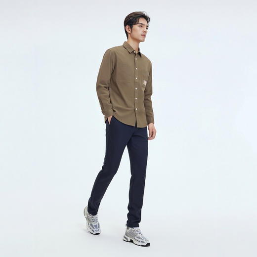 【扛皱易打理】25早春男士休闲衬衫时尚百搭通勤必备 商品图3