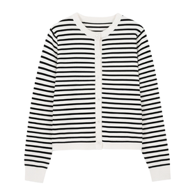 【条纹时代 】康家纱线！时尚开衫空调衫外套女SYR25015