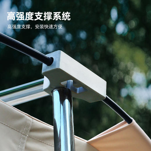 SunnyFeel户外露营春日帐篷野营超大春帐棉布5人帐篷遮阳天幕防雨 商品图1