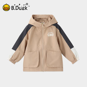 【专柜同款】B.Duck小黄鸭童装男童外套连帽上衣春秋风衣105-150 BDF3517566