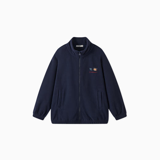 【MQD】小灯塔秋季新品潮酷休闲运动摇粒绒保暖立领外套 商品图2