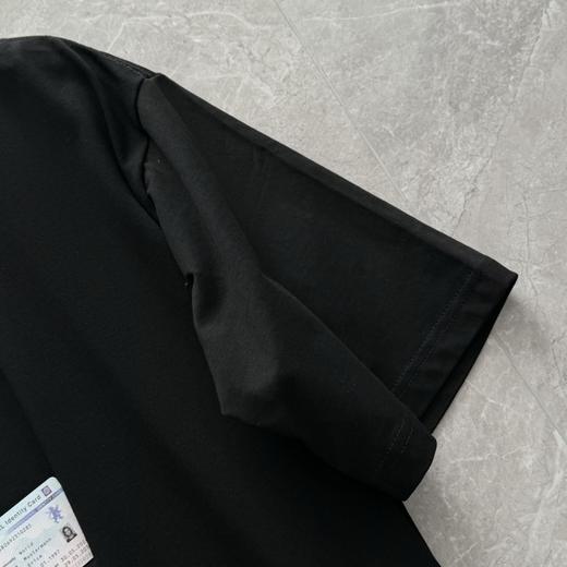 点此购买 巴黎世家夏季男女款美式身份证圆领短袖T恤 md 313237 商品图13