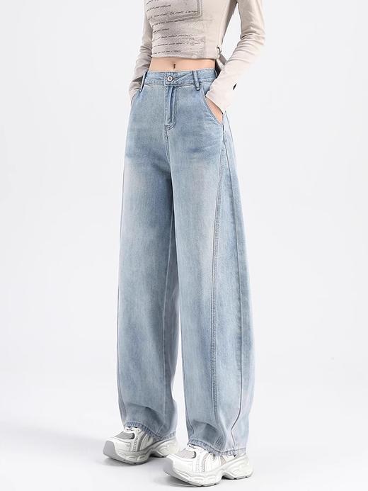 热销中~【卡宾同厂弯刀牛仔裤】 高棉柔软透气，显瘦百搭不挑人 商品图6