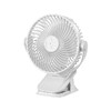 KIVEE手持/挂壁/桌面/夹子风扇四种模式直插/充电两用三挡可调 白色 800mAh 商品缩略图3