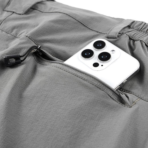 【登山裤】【DNY】大依优型大码速干裤登山裤直筒休闲运动弹力冰丝夏季长裤大号裤子加肥加大松紧腰宽松 商品图2