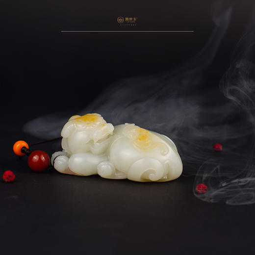 新疆国玉盟世玉【鸿运纳宝】和田玉挂件【带证书·顺丰物流】{新} 商品图4