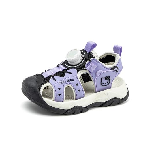 HelloKitty女童夏季包头防滑软底运动凉鞋儿童公主沙滩鞋28-35 K4526876 商品图3