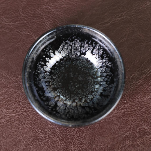 建盏阙梅娇黑牡丹香炉阁盏 商品图1