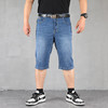 【DYG】大依优型大码牛仔七分裤牛仔短裤弹力宽松显瘦肥佬休闲男士夏加肥加大 商品缩略图3