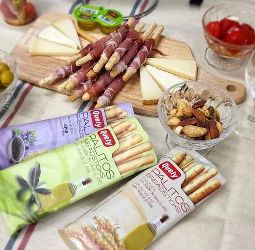 【超值4袋装】西班牙Quely加利饼干条 地中海健康零食 50g*4袋 商品图3