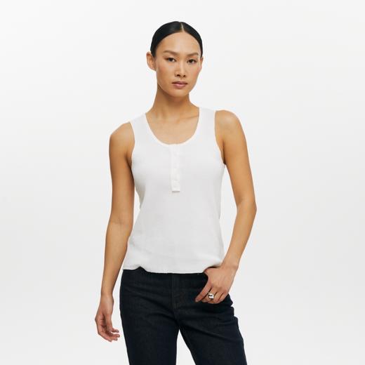 oneup华夫格散边背心 商品图3