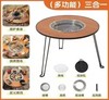 【轻盈便携！露营户外必备】探险熊围炉，纵情烹茶烤肉。便携折叠桌，户外露营必备。神奇三角结构，稳固支撑。多重体验等你发现，一炉多用，引爆户外狂欢！ 商品缩略图6