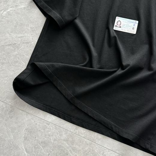 点此购买 巴黎世家夏季男女款美式身份证圆领短袖T恤 md 313237 商品图7