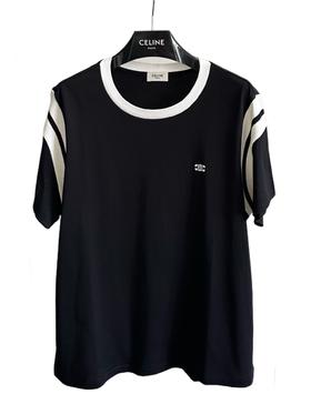 中性款小logo刺绣短袖T恤008