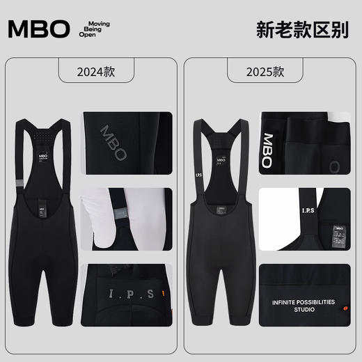 MBO男子肌理背带骑行裤短裤 25年夏季新款T501 机能美学EIT双箭头背带骑行短裤  (经销商专拍链接，非经销商拍单不发货) 商品图2