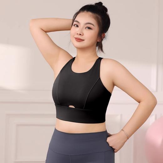 跃牌（呗咪纷纷系列）大码一体式美背瑜伽背心女健身文胸普拉提运动内衣WX289 商品图2