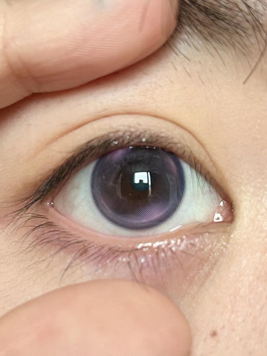 Jellydoll 黑加仑 半年抛 两片 14.2mm 参考着色 13.4mm 基弧 8.6 含水 38% 新锐国货 商品图2