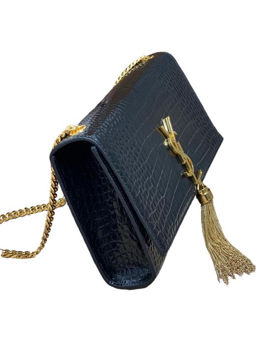 女款走秀款小鳄鱼纹流苏包he024 商品图2