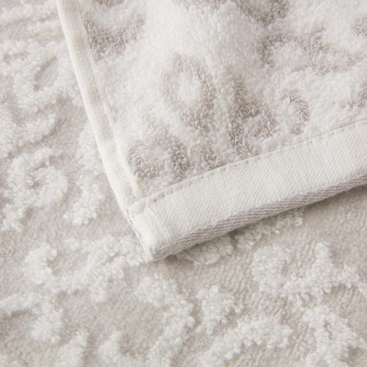 大马士毛巾系列 方巾/面巾/小浴巾/浴巾 浅灰色/粉色/浅蓝色 商品图6