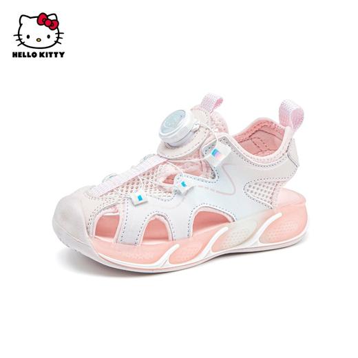 HelloKitty童鞋女童凉鞋夏季儿童鞋旋转纽扣鞋沙滩鞋27-37 K4526816 商品图0