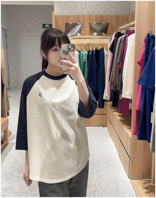 素rAnKoRou高安若系列女士七分袖插肩T恤衫 商品图11