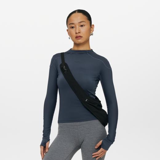 oneup运动防晒侧拉链长袖T恤 商品图0