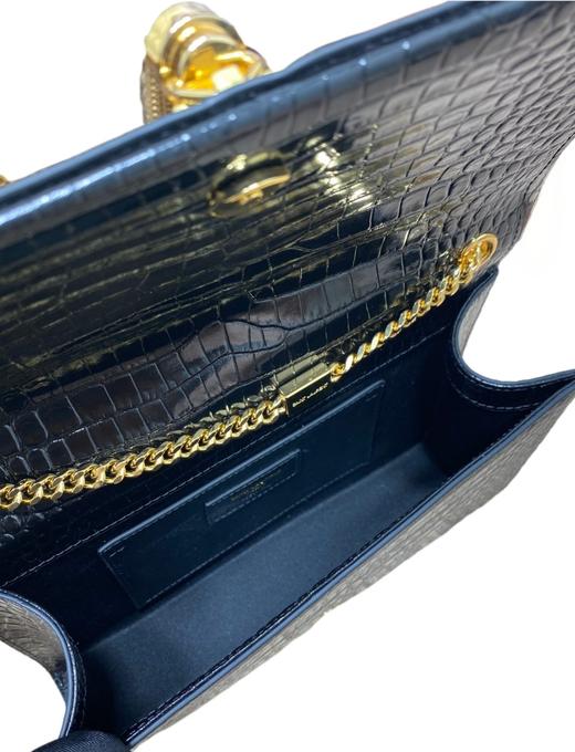 女款走秀款小鳄鱼纹流苏包he024 商品图3