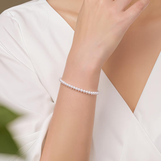 【积分抵值】珍珠手链 小米珠手链叠戴珍珠手串女士礼物MEMORA诗普琳ZBE00604（线上专供） 商品图2