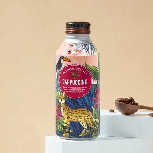 okf牌卡布奇诺咖啡味饮料390ml 商品图0