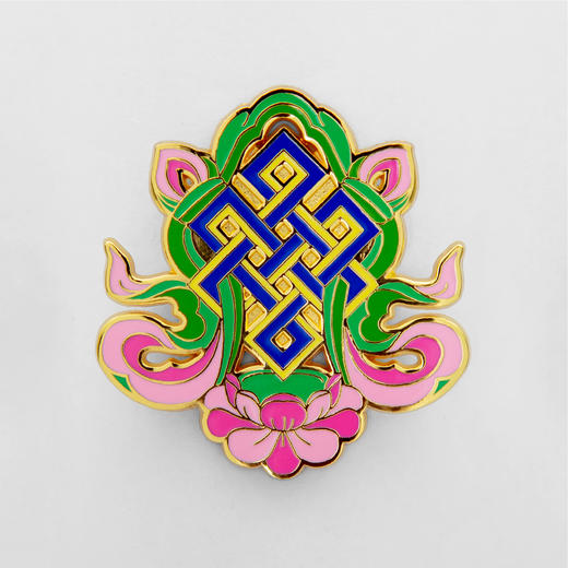 布达拉宫吉祥八宝冰箱贴/磁吸徽章（两用） 商品图8