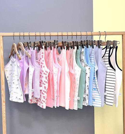 【29.9元/2件起】笑乐屋纯棉背心男童女童背心吊带【4月家居服专场】 商品图1