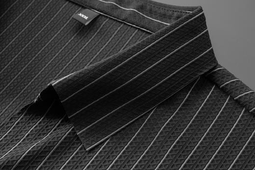 【冰丝】【DDA】大依优型大码V领短袖POLO衫翻领弹力商务休闲透气半袖夏季上衣男士 商品图4