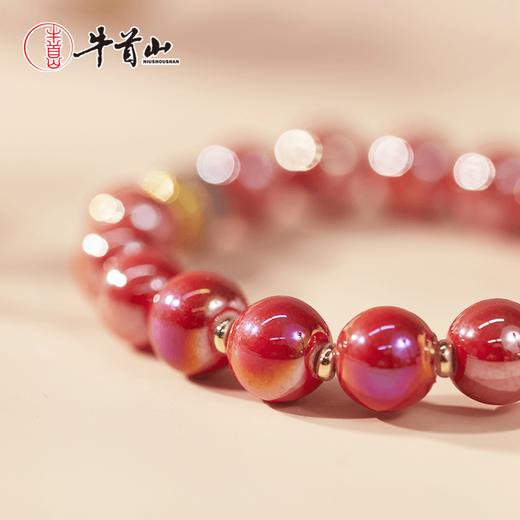 牛首山香灰瓷十二生肖手串官方琉璃珠烧瓷马卡龙手机送女友闺蜜 商品图1