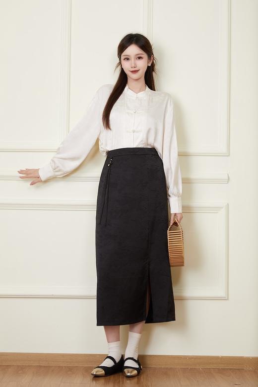 Le Malene 新中式国风提花衬衫半裙套装 20144 商品图4