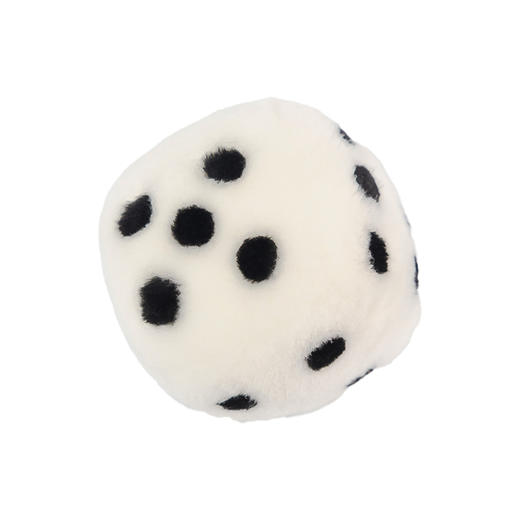 熊猫工厂 滚滚骰子游戏玩具纯手工皮羊毛绒玩偶趣味礼物 商品图0