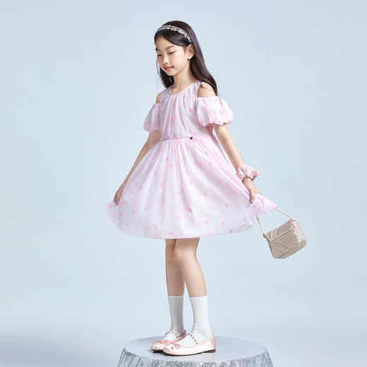 女童短袖礼裙夏季新款安奈儿童装实体店同款AG523663 商品图5