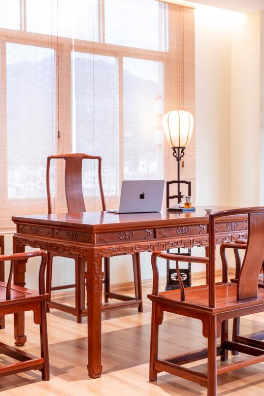 红桥红  家具严选  缅甸花梨（大果紫檀）/大红酸枝【茶室搭配】 商品图2